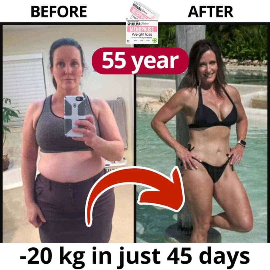 Trasformazione fisica di una donna di 55 anni in 45 giorni.