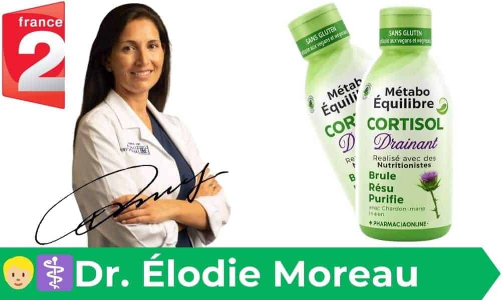 Integratore Métabo Équilibre con cortisolo, dr. Élodie Moreau, professionale e affidabile.