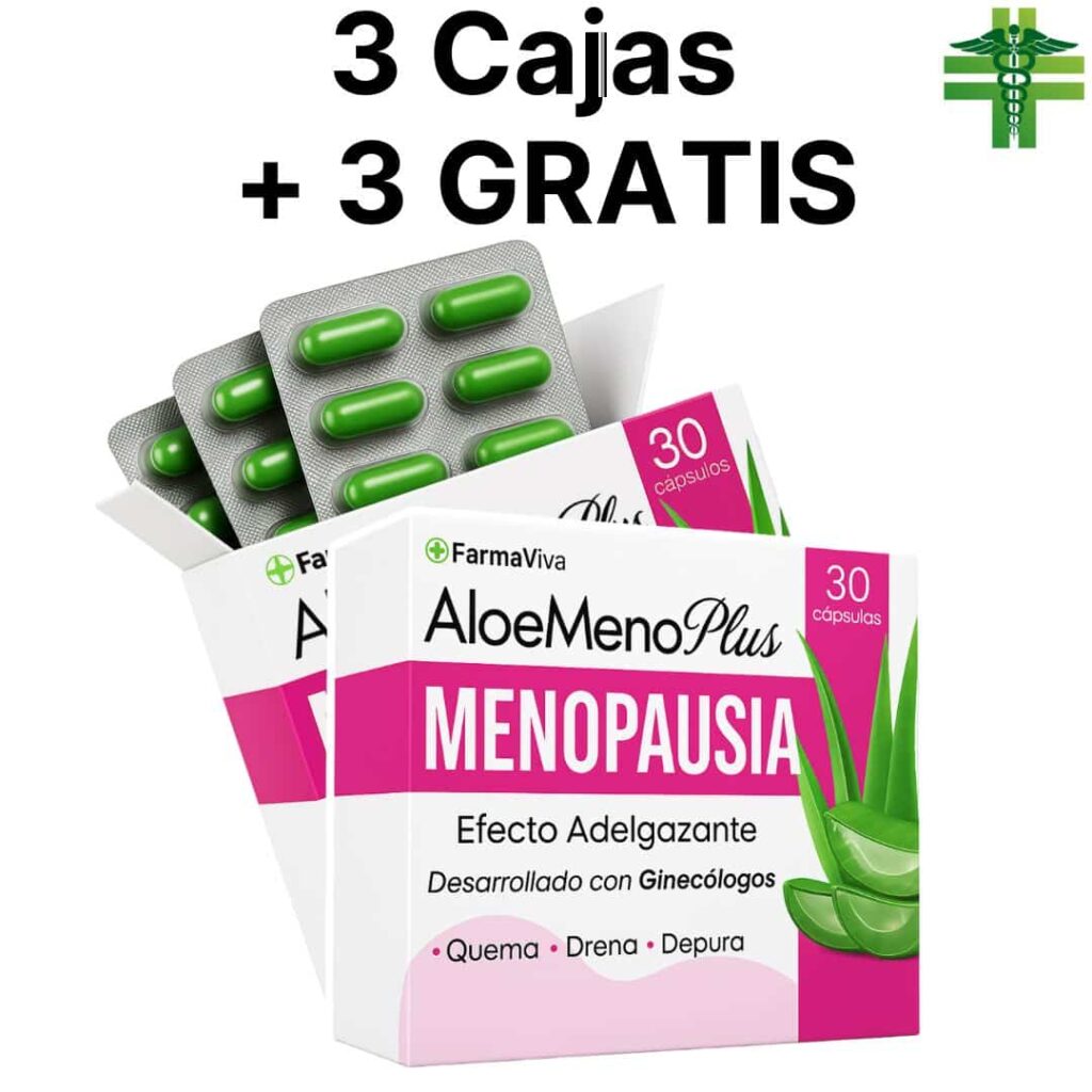 Offerta di AloeMeno Plus per menopausa, 3+3 gratis, capsule naturali.