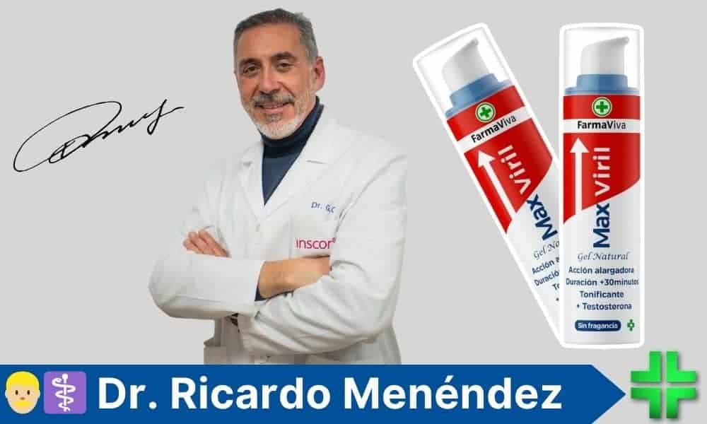 Integratore BioBoost ITA con gel MaxViri e Dr. Ricardo Menéndez.