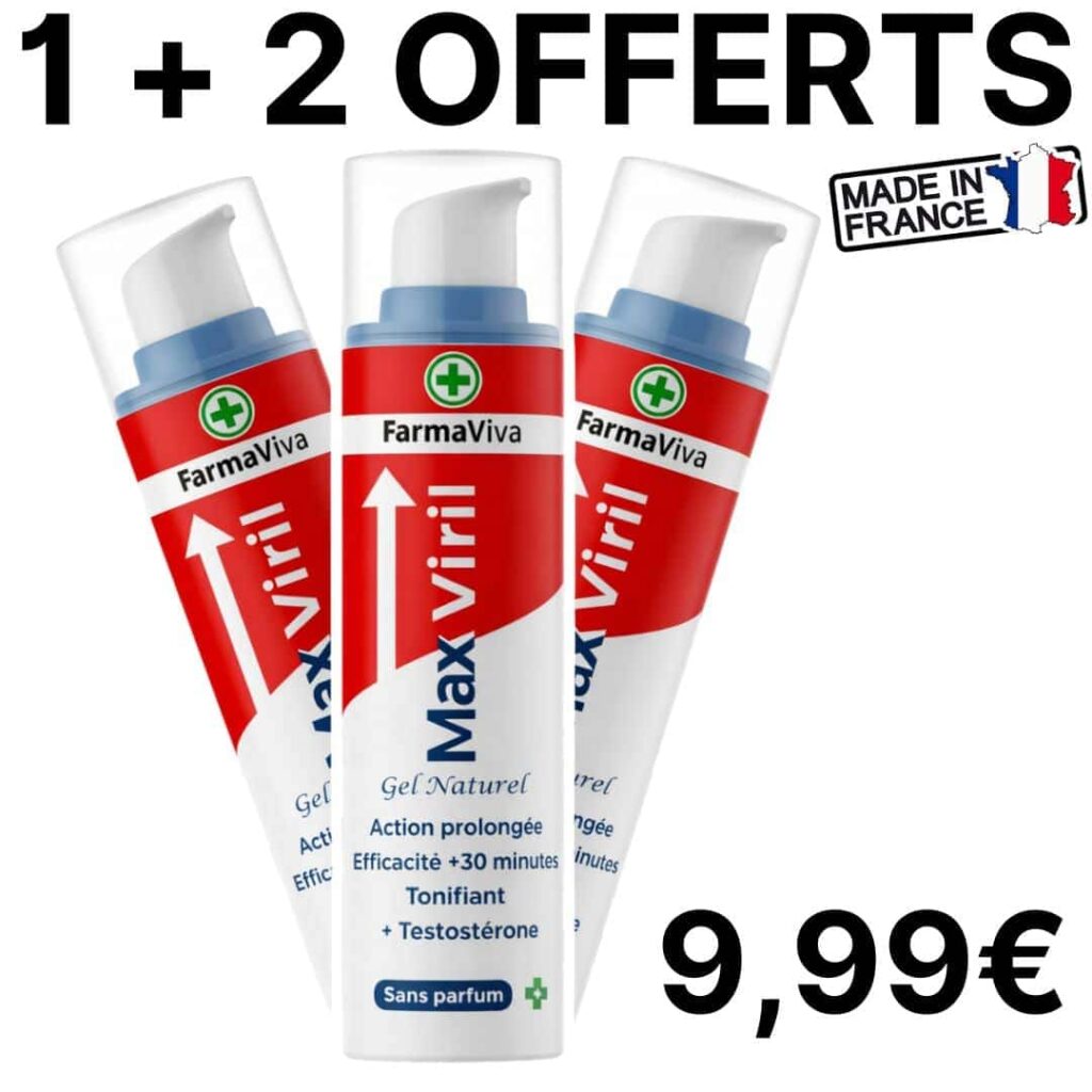 Gel naturale per potenziare energia e testosterone, offerta speciale 3 pezzi a 9,99€.