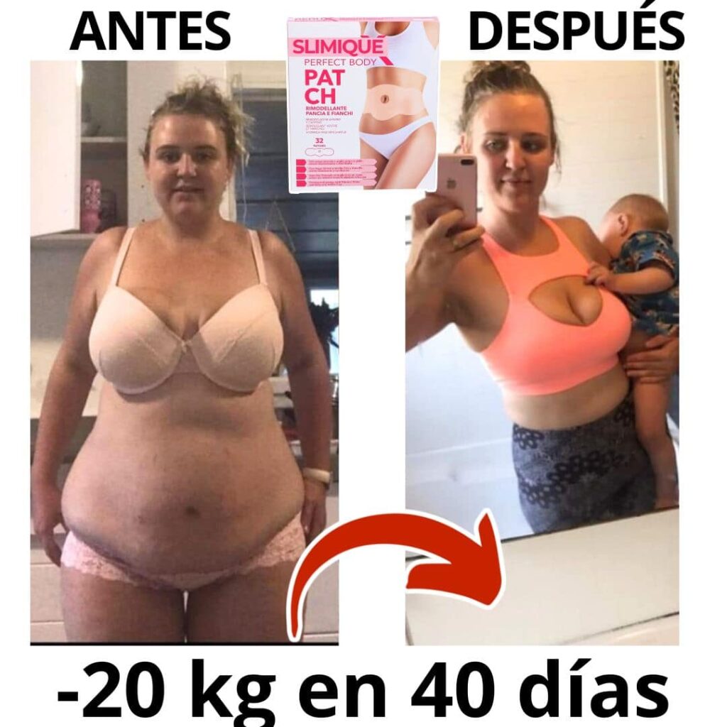 Prima e dopo la perdita di peso di 20 kg in 40 giorni.